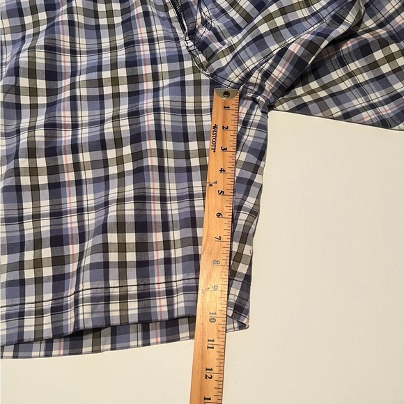 EUC Men's American Eagle Plaid Casual Flat Front Shorts 32x10" Inseam (B5) - Picture 3 of 7